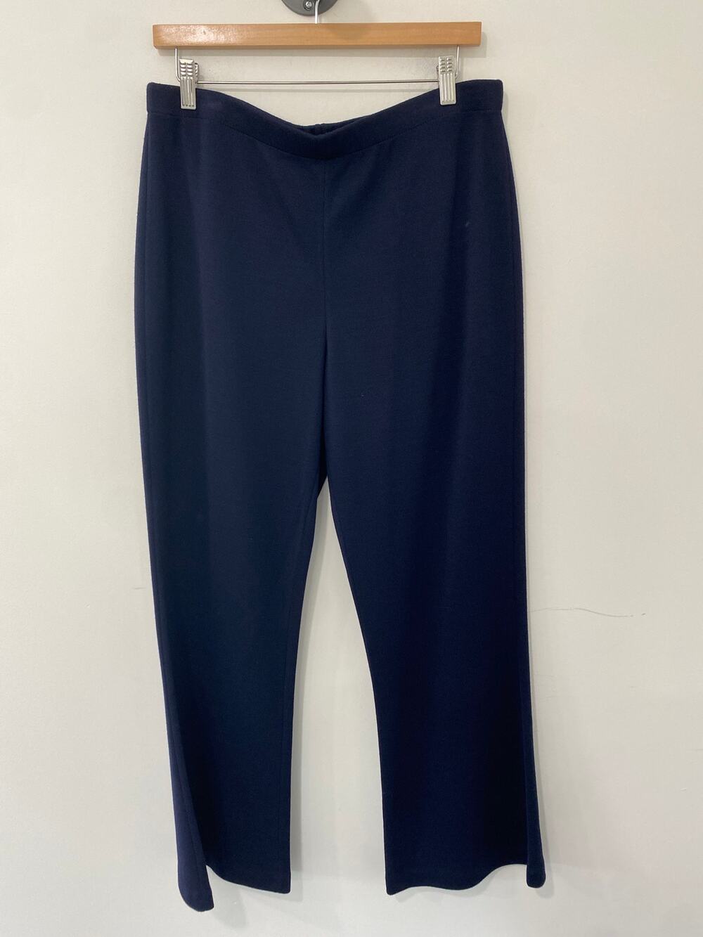 St. John Caviar Kasia Pant Navy NWT Size 12
